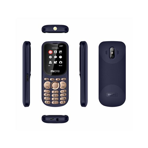 Mione AB7-Dual SIM 1.77" 1050mAh With Camera-Blue(1 YR WRTY)