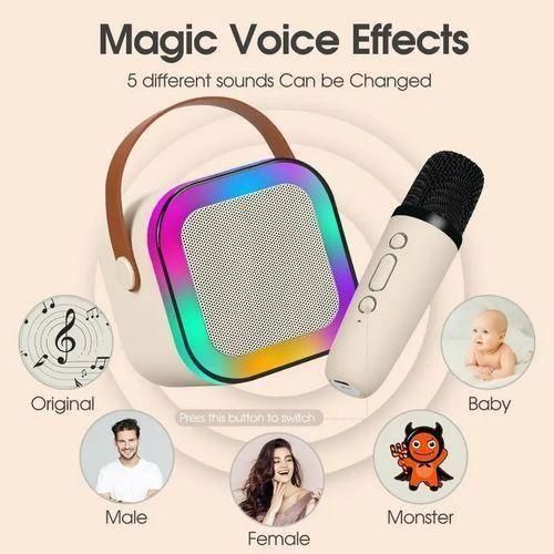 Genelec LED Bluetooth HIFI Karaoke Microphone Speaker