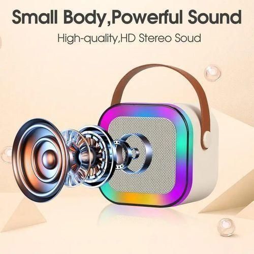 Genelec LED Bluetooth HIFI Karaoke Microphone Speaker