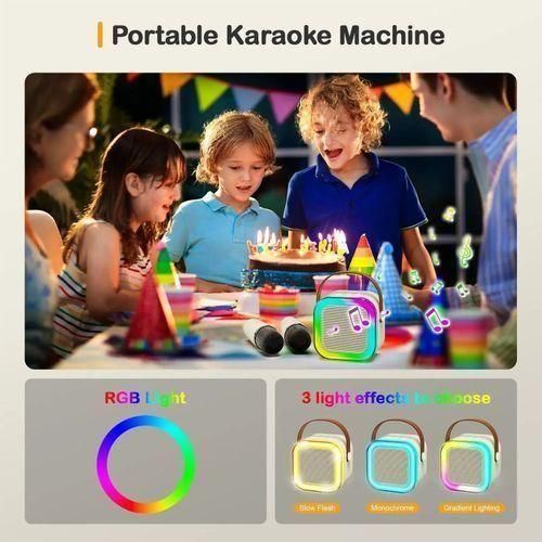 Genelec LED Bluetooth HIFI Karaoke Microphone Speaker