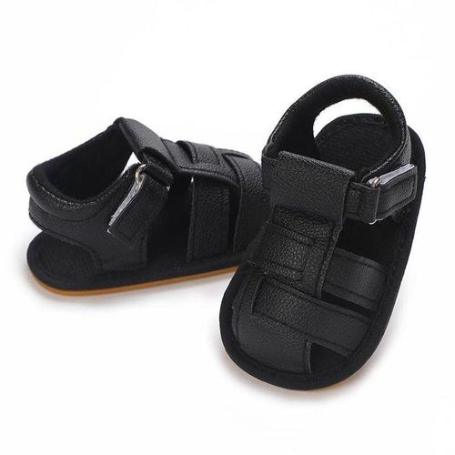 Summer Classic PU Leather Soft Rubber Sole Anti Slip Sandals 0-18Months