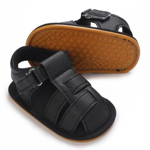 Summer Classic PU Leather Soft Rubber Sole Anti Slip Sandals 0-18Months