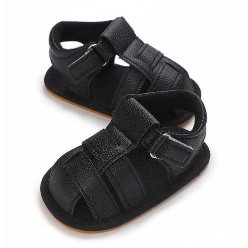 Summer Classic PU Leather Soft Rubber Sole Anti Slip Sandals 0-18Months