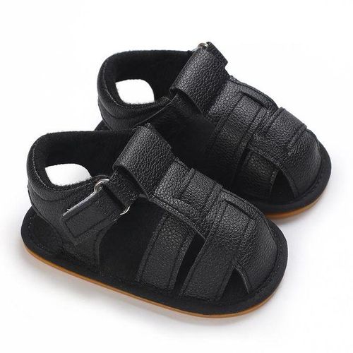 Summer Classic PU Leather Soft Rubber Sole Anti Slip Sandals 0-18Months