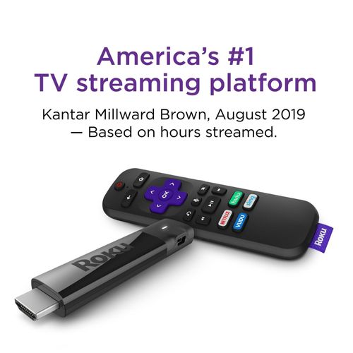 Roku Streaming Stick+ - HD/4K/HDR Streaming Device With  Voice Remote With TV Controls