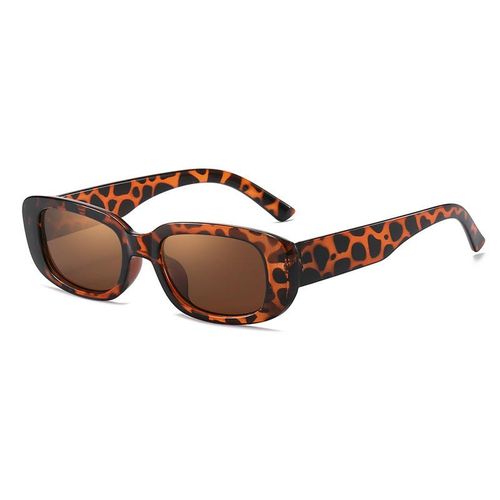 2024 New Retro Small Box Sunglasses, Men's And Women's Trendy European And American Fashion Street Photography, UV Protection, E