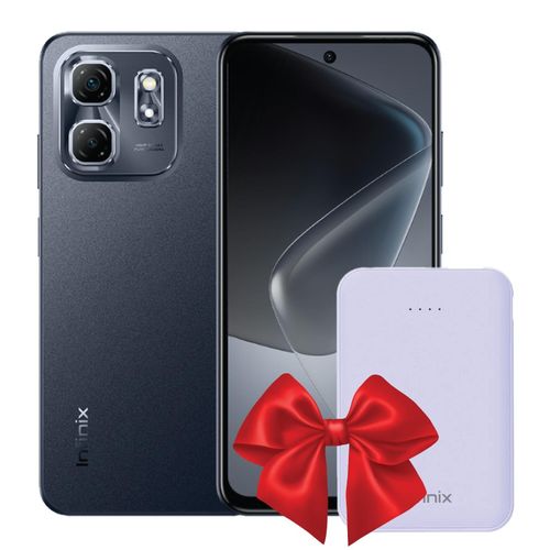 Infinix Hot 50i - 6.7" 8(4+4)GB RAM 128GB ROM 48MP 5000mAh + Free XP05 Power bank - Black/ Green