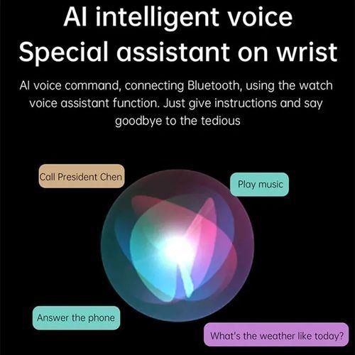 Smart Watch Bluetooth Call AMOLED Large Screen 466*466 Waterproof-HEF