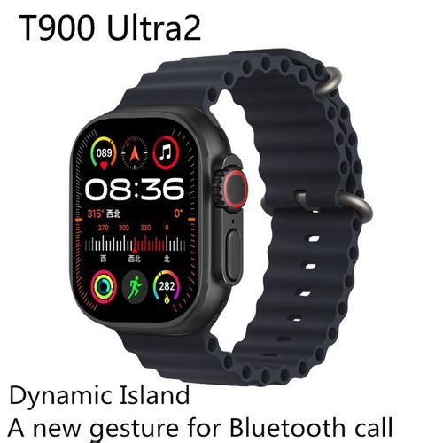 TiLECC T900 Ultra2 Smart Watch 2.19-inch High Bluetooth Call Intelligent IP67 Waterproof-White