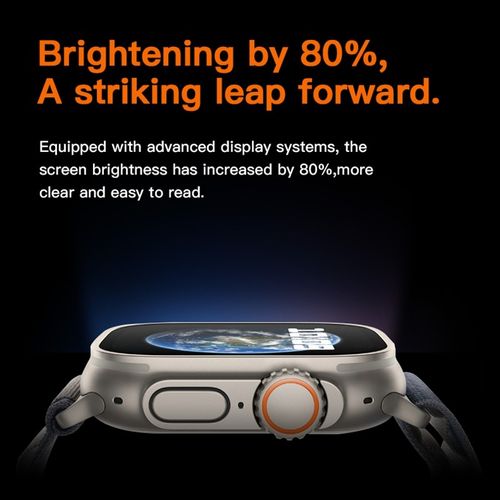TiLECC T900 Ultra2 Smart Watch 2.19-inch High Bluetooth Call Intelligent IP67 Waterproof-White