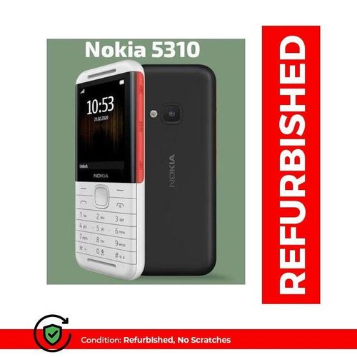 Nokia Refurbished 5310 "2.4" 8MB RAM-16MB ROM 0.2MP Dual SIM  - Color May Vary