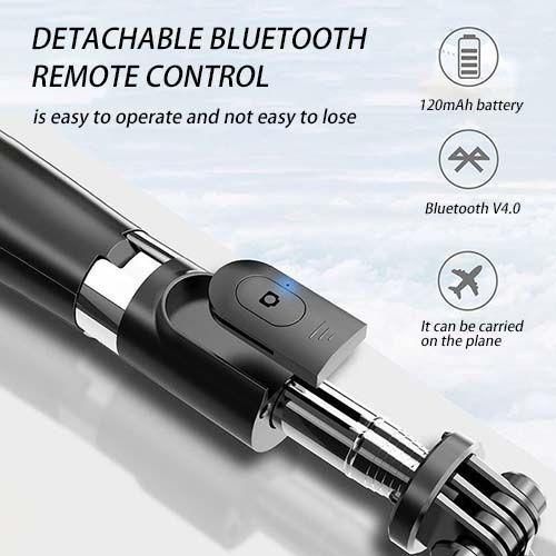 Portable Selfie Stick 4+1selfie Light Retractable Phonestand