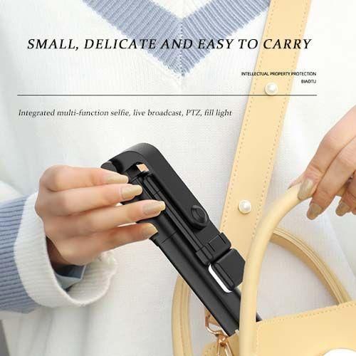 Portable Selfie Stick 4+1selfie Light Retractable Phonestand