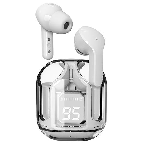 Digital Display 5.3 Bluetooth Headset Fashion Transparent Shell