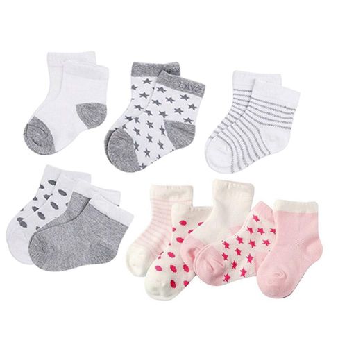 10 Pairs Baby Cotton Socks Soft Breathable Ankle Floor Socks Children Kids Socks New,10 Pairs NO5116