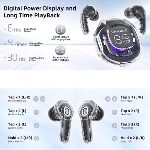 A2PRO  T W S Wireless Bluetooth Earphone Headphone Sport Touch Mini Earbuds Stereo Bass Headset-Beige
