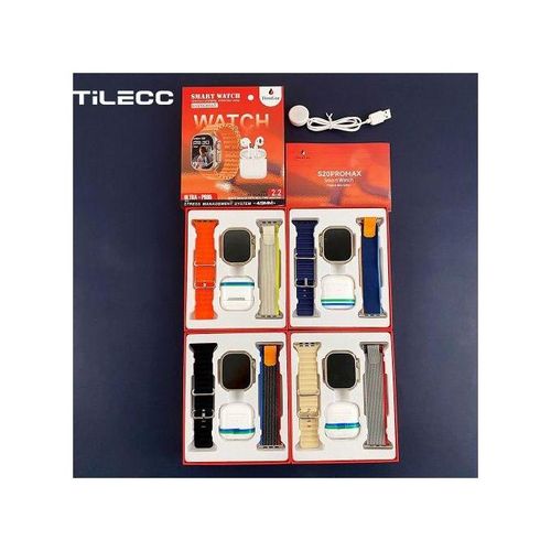 TiLECC 2 In 1 Touch Screen Sport Smart Watch With Headphones