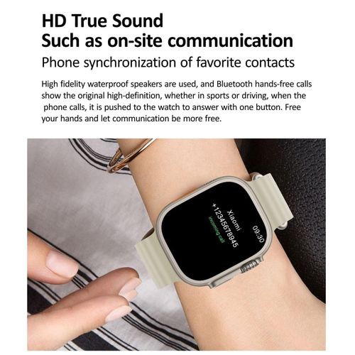 TiLECC 2 In 1 Touch Screen Sport Smart Watch With Headphones