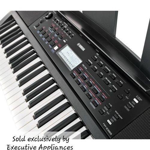 Yamaha PSR-E383 Digital Keyboard Year 2025 Design Piano LED Display With 650 Voices Latest Design With Versatile Functions - Black