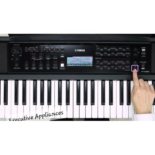 Yamaha PSR-E383 Digital Keyboard Year 2025 Design Piano LED Display With 650 Voices Latest Design With Versatile Functions - Black