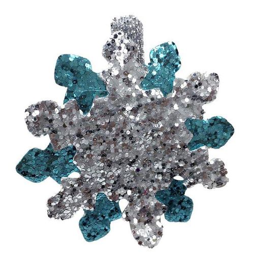 1Pc Sequins Snowflake Hair Clip Barrettes Hairpin Kids Girl