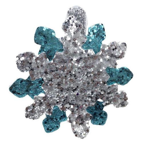 1Pc Sequins Snowflake Hair Clip Barrettes Hairpin Kids Girl