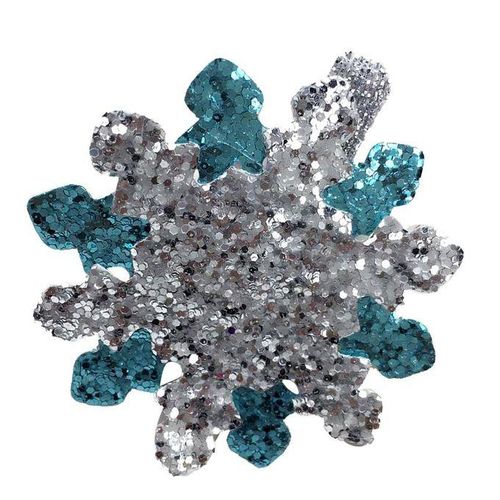 1Pc Sequins Snowflake Hair Clip Barrettes Hairpin Kids Girl