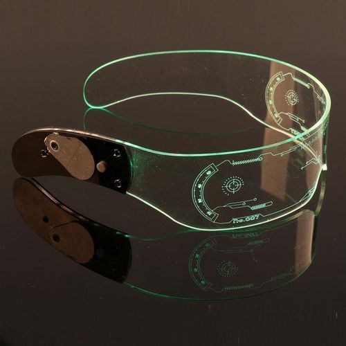 LED Luminous Shades Flashing Eye Glasses Rave  Party Fancy Dress