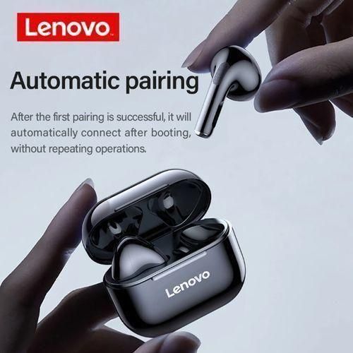 Lenovo LP40 Earbuds Wireless Headsets Bluetooth Earphones Waterproof Earphone Touch Control  Black