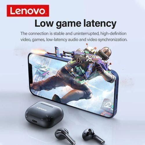 Lenovo LP40 Earbuds Wireless Headsets Bluetooth Earphones Waterproof Earphone Touch Control  Black