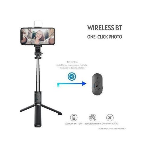 Multifunctional Wireless BT Selfie Stick For Phone Handheld