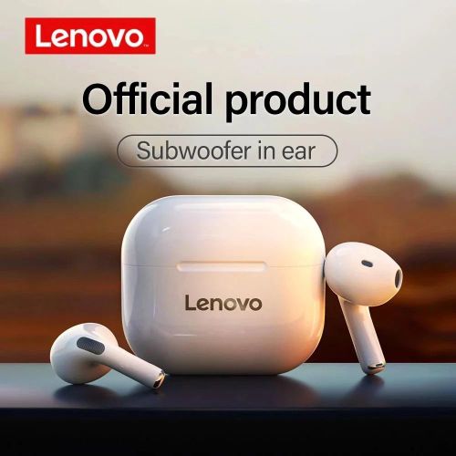 Lenovo LP40 Wireless Earphone Bluetooth 5.0 Waterproof Earphone Touch Control Headset White