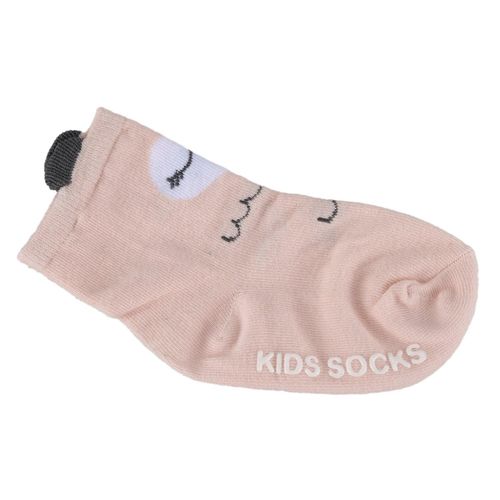 Baby Cotton Cartoon Pattern Anti-Slip Socks Pink Sgood0-2 years