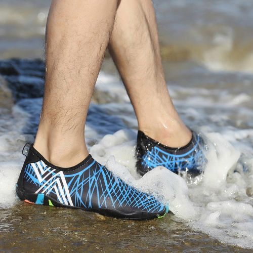 Men Women Water Shoes Sports Quick Dry Barefoot for Swim Diving Surfing Aqua Pool Beach Walking Yoga Exercise Shoes NO5114