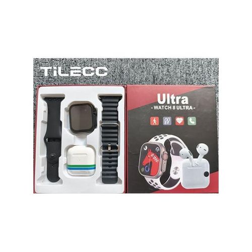 TiLECC Uitra 8 Smart Watch Dual Band 2-in-1 With Bluetooth Headset