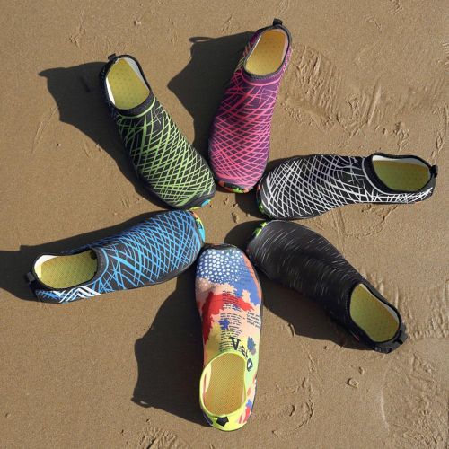 Men Women Water Shoes Sports Quick Dry Barefoot for Swim Diving Surfing Aqua Pool Beach Walking Yoga Exercise Shoes NO5114
