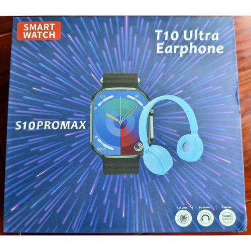 TiLECC New S10promax 5-in-1 Smartwatch And P47Bluetooth Headset