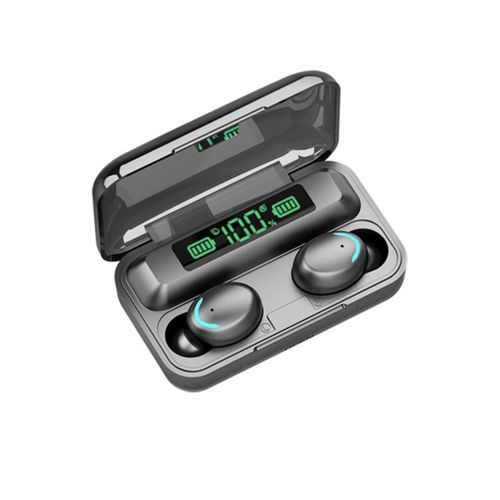 F9 5.0 True Wireless Earphones TWS Earbuds with Digital - Black