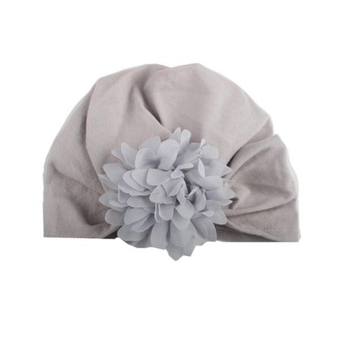 Soft Knot Flower Hat Bohemia Style Cap Accessories Decoration For Baby Children New,Grey NO5112