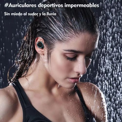 Earbuds Wireless Headsets Bluetooth Earphones Stereo Black
