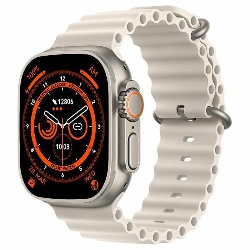 TiLECC T900 Ultra2 Smart Watch 2.19-inch High Bluetooth Call Intelligent IP67 Waterproof-Black