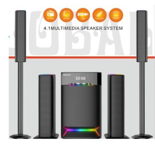 Global Star Genuine Bluetooth Speaker 4.1 Channel Hometheater Multispeaker Subwoofer System - Black