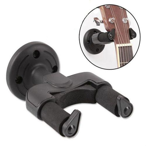 MT Electric Guitar Hanger Holder Stand Rack Hook Wall Mount For All Size Guitar-black