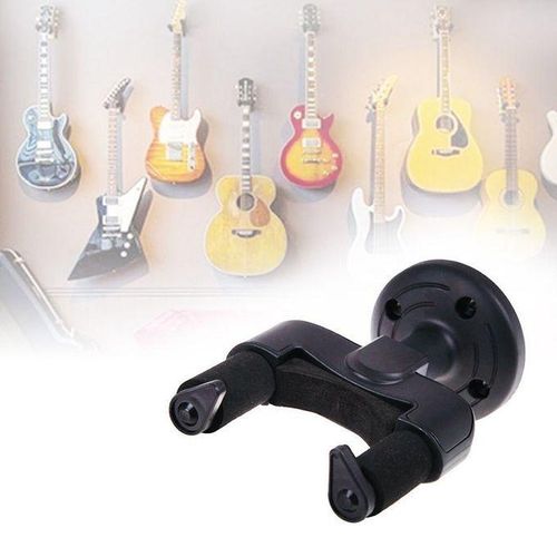 MT Electric Guitar Hanger Holder Stand Rack Hook Wall Mount For All Size Guitar-black