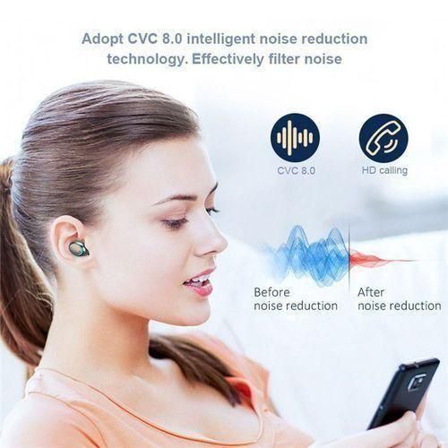Bluetooth Earbuds Wireless Headset Earphone - Black