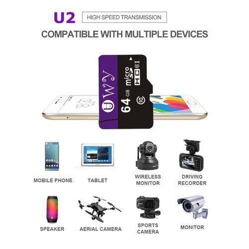 UWY 64GB Memory Card SD Card TF Card