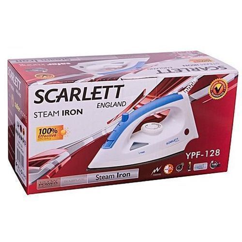 Scarlett Flat Iron Steam - White, Blue