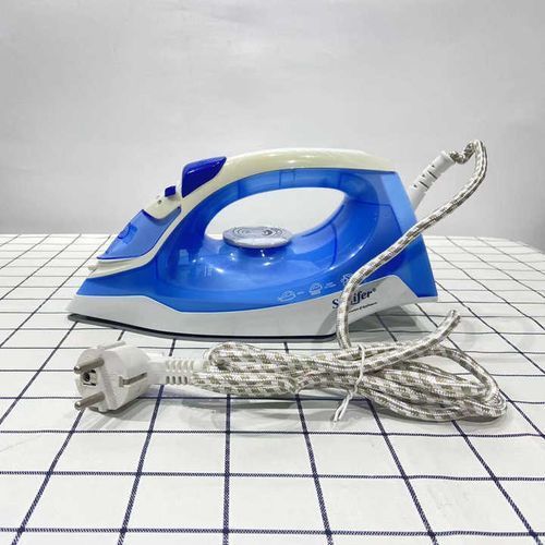 Sonifer Steam Iron With Ceramic Soleplate-White, Blue