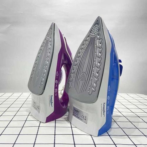 Sonifer Steam Iron With Ceramic Soleplate-White, Blue