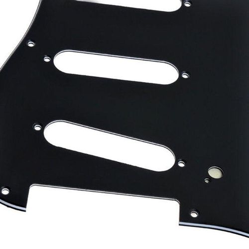 MT ST Electric Guitar Pickguard Scratch Plate For Fender Strat Stratocaster-black
